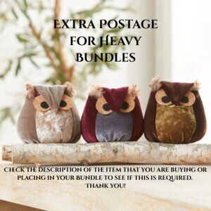 Extra Postage for Heavy Items